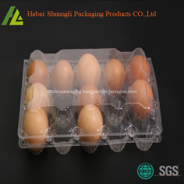 Clear transparent plastic egg container for sale